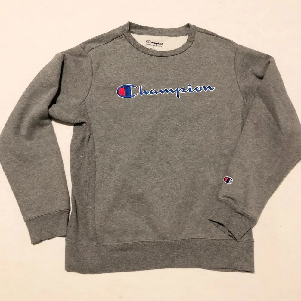 Champion Sweater Boys Girls Large Kids Size Crewneck